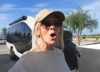 California woman tests the world’s first AI self-driving RV and finds something she didn’t expect would happen