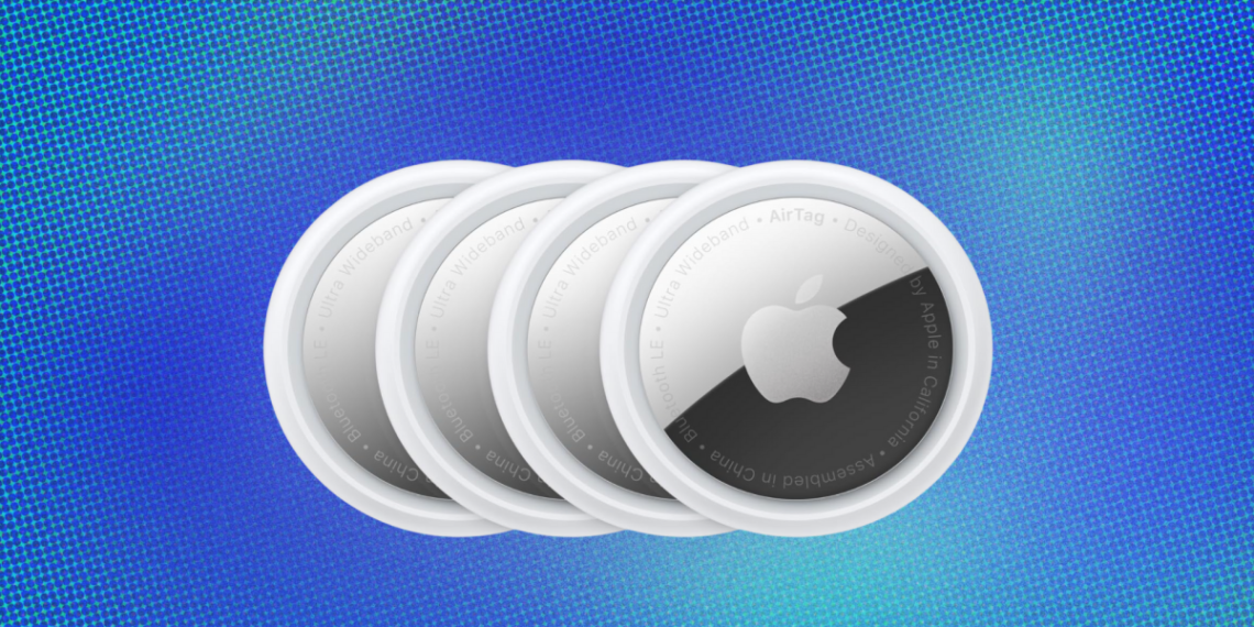 Amazon has a 4-pack of Apple AirTags on sale for 35% off this weekend